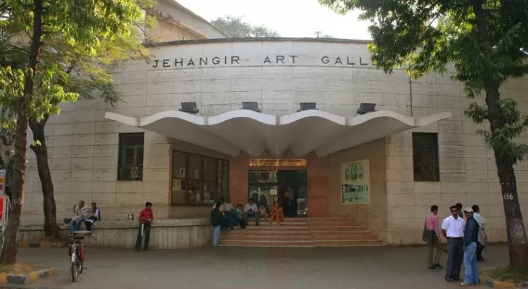 Entrance of Jehangir Art Gallery, Kala Ghoda, Mumbai