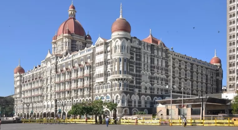 Taj Mahal Palace Hotel facade, Colaba, Mumbai