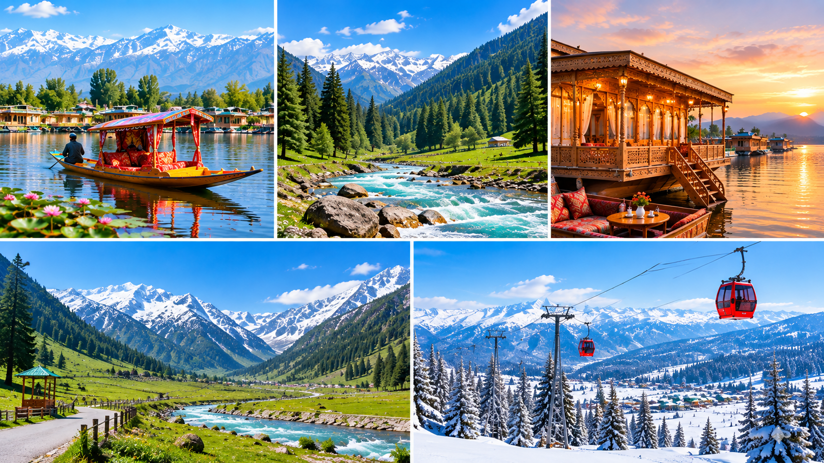 Kashmir Tour Package 5N/6D