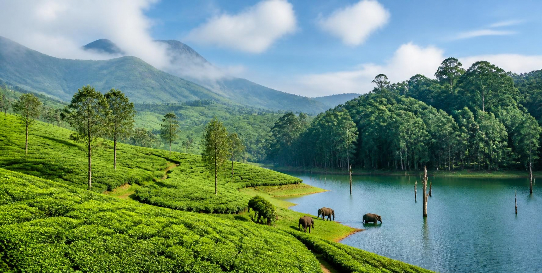 Exotic Kerala Munnar and Thekkady Tour Package 3N/4D