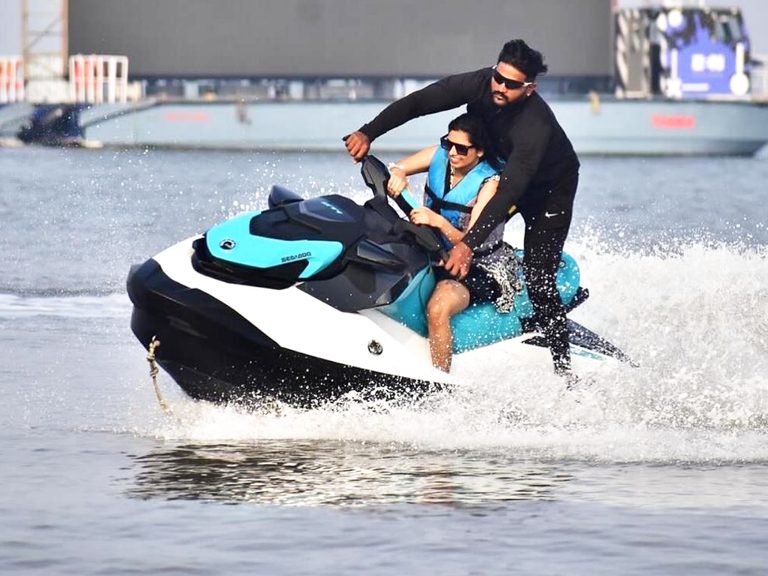 Jet Ski Couple Ride